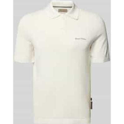 regular fit poloshirt van puur katoen - Marc O'Polo × DFB Travel collectie