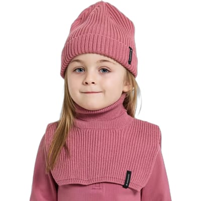 Didriksons Delfinen 3, nekwarmer, kinderen, roze