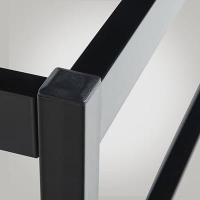 Metalen Bedframe met Lattenbodem - Modern en Stevig Zwart Bed, Maat: 200x100 cm