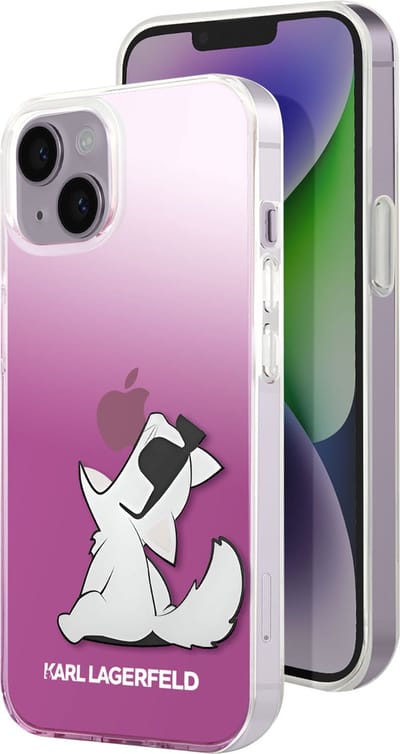 Karl Lagerfeld KLHCP14MCFNRCPI iPhone 14 Plus 6.7 "hardcase pink / pink Choupette Fun