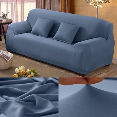 Effen kleuren stretch bankhoes voor woonkamer wasbaar goedkope bankhoezen afneembare bankhoezen banken hoes voor thuis hotel 2 Seat 145-185CM