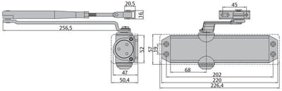 Assa Abloy Deurdranger | DC120 | Wit