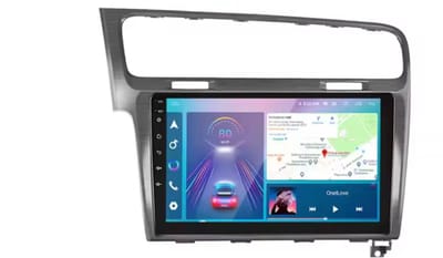Navigatiesysteem auto met scherm - autoradio geschikt voor CarPlay en Android auto - bluetooth radio - geschikt voor Volkswagen Golf 7 2013-2020