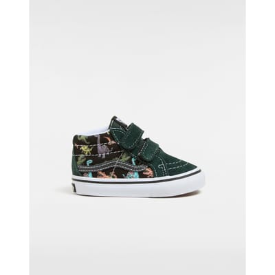 Vans Toddler Sk8-mid Reissue V Glow Dino Multi/true White Taglia: 21.5 | Scarpe Sportive Outlet | kids | Bianco