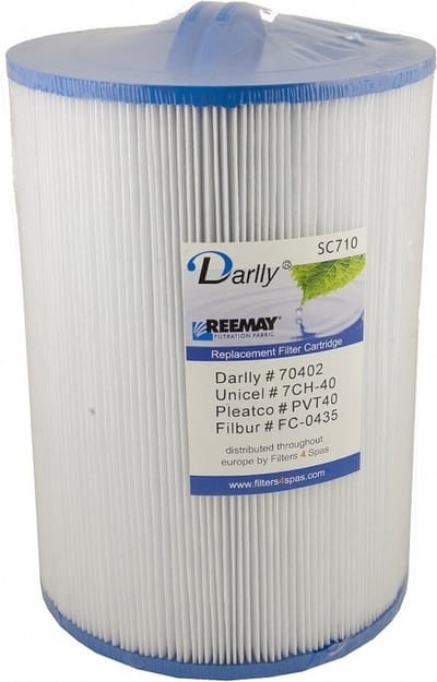 Spa Filter Darlly SC710 (7CH-40) 24,80 cm x 17.80 cm - Jacuzzi filter