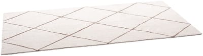 Pluche Karpetten voor Binnen, Zacht Tapijt van 1,80 X 3,5m, Harige Tapijten met Lange Pool, Duurzaam Hoogpolig Tapijt voor Drukke Ruimtes, Slaapkamer, Niet-Afstotende en Antislip Achterkant, Beige