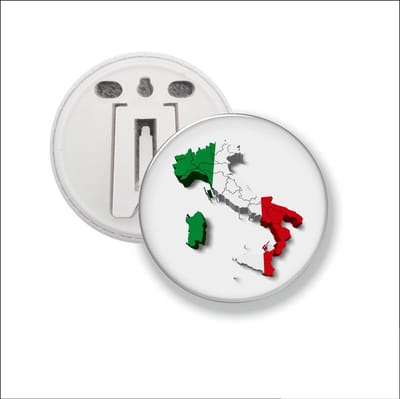 Button Met Clip - Italie