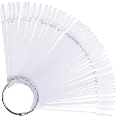 Dailygoods- Nagellakpalet 50 Stks - Nagel Display - Oefenbord - Waterdicht - Duurzaam - Lichtgewicht Kunststof - Nageldisplay