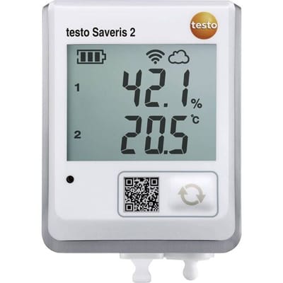 testo 0572 2035 Saveris 2-H2 Multidatalogger Te meten grootheid Temperatuur, Luchtvochtigheid -30 tot 70 °C 0 tot 100 % Hrel