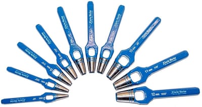 Set Boogpons Snijgereedschap Precisie Staal DIN 7200 3mm tot 12mm
