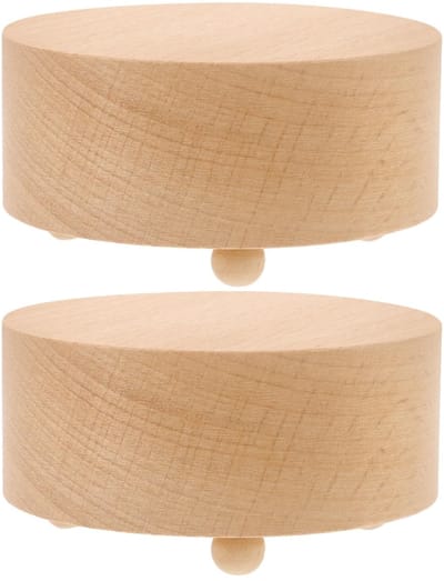 Allecto - Muziekdoos Doe-Het-Zelf - Houten Basisaccessoire - Kaki - Creatief Speelgoed - Zelf muziekdoos maken - Geschikt voor kinderen - 2 stuks