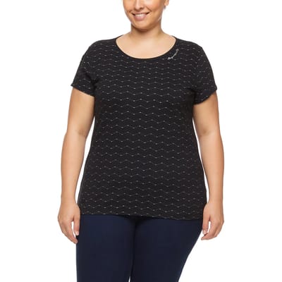 T-shirt dames Ragwear Mint Zig Zag Plus