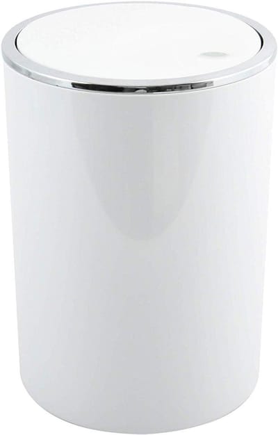 Cosmeticaemmer Met Kanteldeksel - Pedaalemmer 6 Liter Voor Badkamer