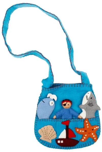 Tas Vingerpopjes Piraat - Poppen