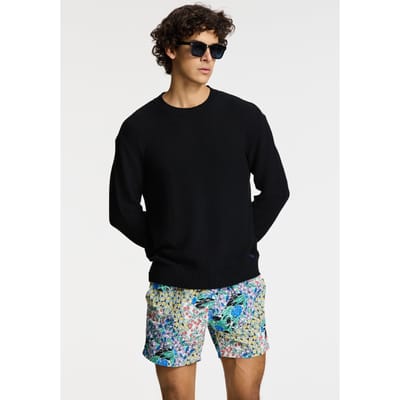 Shiwi Palmer Pullover Solid Black Maat: S | Sweaters Outlet | Heren | Zwart