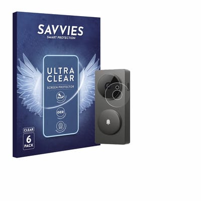 Savvies - Screenprotector voor Aqara Hub G410 - Folie Beschermfolie transparant 6 Stuks