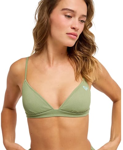 Roxy Love Fixed Triangle Bikinitop Groen XS Vrouw