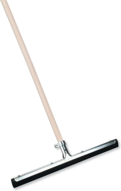 Buemag Vloertrekker/waterbezem - metaal/rubber - breedte kop 45 cm - steel hout 120 cm - Douche vloer trekker