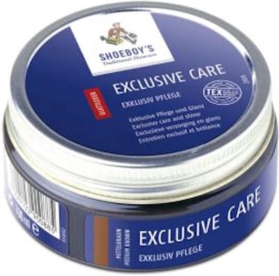 Shoeboy's Exclusive - Voedende en verzorgende creme voor gladleer - 100ml - (040) Middelbruin