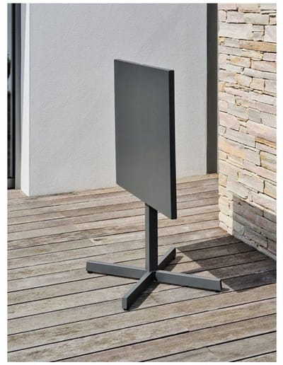 City Garden – Louise 70x70 – Vouwbistrotafel – Antraciet