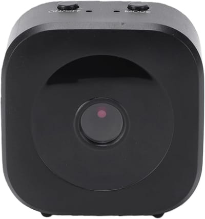 Beveiligingscamera Binnen - Babycamera Huisdiercamera - Huis Bewaken - 10 Meter Nachtzicht - 11 x 8 x 4 cm - Zwart