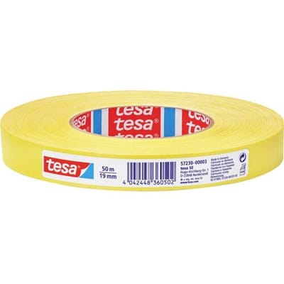tesa PERFECT 57230-00003-02 Textieltape tesa extra Power Geel (l x b) 50 m x 19 mm 1 stuk(s)
