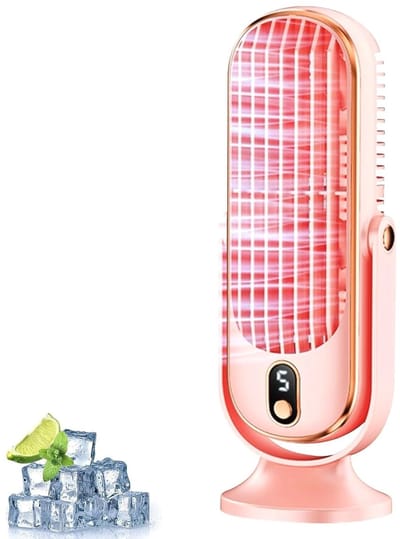 LISM-Draagbare torenventilator met 3 snelheden, USB-opladen en stille oscillatie – ideaal voor thuis, op kantoor en in de slaapkamer.