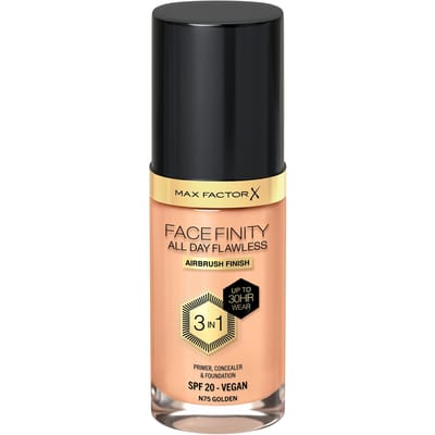 Max Factor Facefinity All Day Flawless Foundation - N75 Golden