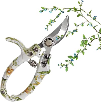 Daity 1 Stuk - Tuinschaar - Robuuste schaar, antislipschaar met duurzaam mes, geschikt voor gazon, snoeischaar, tuingereedschap voor heggen, bloemen, groenten, landschapsarchitectuur, buiten- en binnentuin.
