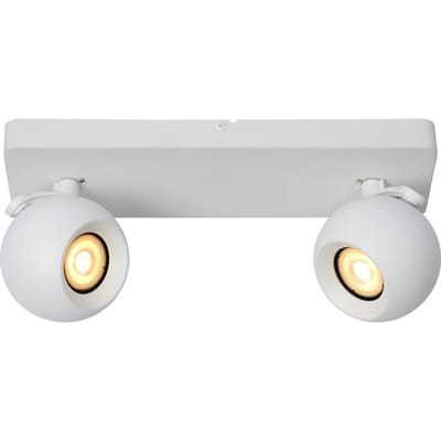 Lucide FAVORI - Plafondspot (Plafondlamp) - 2xGU10 - Wit