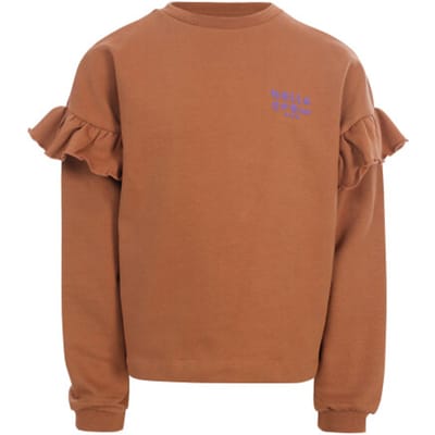 LOOXS Little Meisjes sweater - Maat 92 in de kleur Bruin van 95% Cotton 5% Elastane - 2631-7302-024