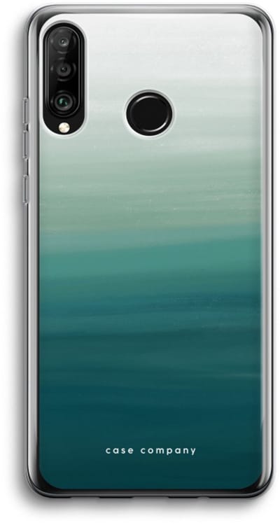 Case Company® - Hoesje geschikt voor Huawei P30 Lite hoesje - Ocean - Soft Cover Telefoonhoesje - Bescherming aan alle Kanten en Schermrand
