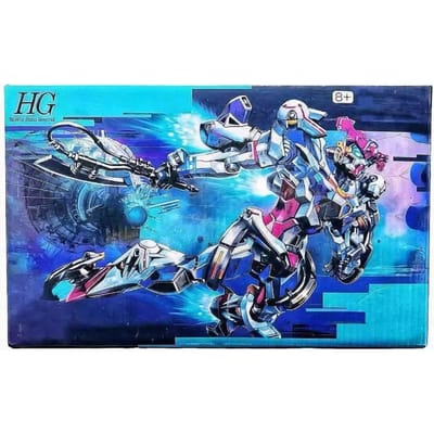 Nieuwe HG 1/144 Mobiele Suit GQuuuuuuX Gemonteerd Model Bouwpakket Actiefiguren Bureau Ornament Verrassingscadeau Educatief Speelgoed Voor Jongens blue