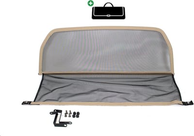 Windscherm Porsche 911/993 | 1994-1998 | incl. luxe opbergtas | Beige