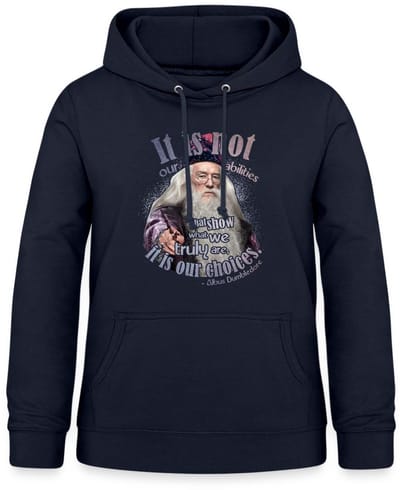 Harry Potter Albus Dumbledore Citaten Hoodie Dames