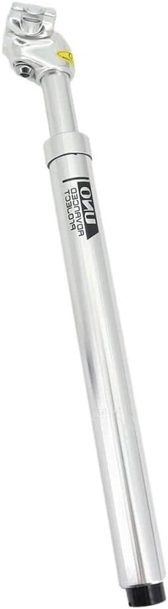 Zadelpen - Vering Zadelpen - Comfortabel Fietsen - Schokabsorberend - 350 mm x 316 mm - Zilver