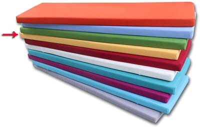 Bench Kussen Rechthoek Zachte Chaise Swing Stoel Kussen Voor Tuin Outdoor Metaal of Hout,Antislip Rechthoek Bench Kussen Elastische Dikke Eetstoel Pads-Geel 100×30×5cm (39×12×2in)