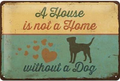 Nostalgic Art NA22269 Metalen Wandbord : A House is