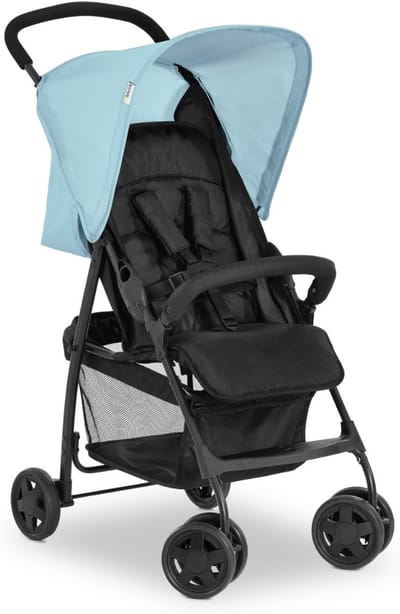 TIM® Plooibuggy - Plooibuggy Peuter - Plooibuggy Tot 27 Kg - Plooibuggy Chicco - Plooi Buggy - Zwart/Blauw - 75cm x 45cm x 100cm