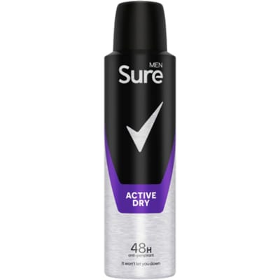 Sure Men Active Dry Spray Deo 48h - 150ml