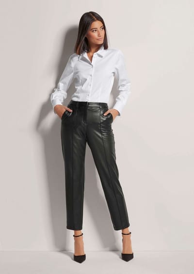MADELEINE Broek Broek van imitatieleer