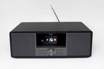 Xoro HMT 600 V2 - Netwerk audiospeler / CD-speler / Radiotuner / DAB-radiotuner - Grey