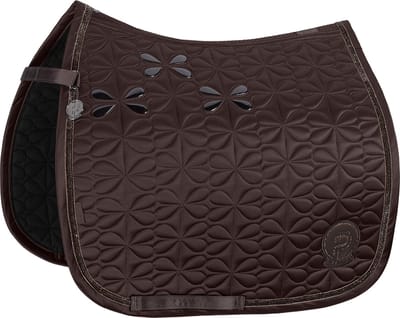 Eskadron Zadeldek Eskadron Platinum Mattglow Bow Dressuur Donkerbruin