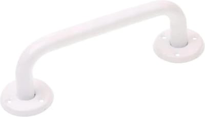Witte Wandbeugel - Extra Grip - 20 cm - Handgreep / Wandgreep Voor Badkamer / Douche / Toilet - Toiletbeugel - Badgreep - Douchegreep - Non-Slip Grab Bar - Keuken - Trap - Handgreep Keukenkastjes - Veiligheidsgreep - Inclusief Schroeven