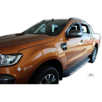 Déflecteurs d'air - J&J AUTOMOTIVE - Ford Ranger T6 - Fumé - Acrylique renforcé - Installation facile