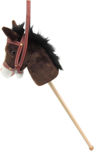 Steekpaard zonder wielen voor Hobby Horsing Toernooien met Geluidsfunctie