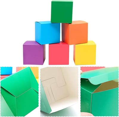 Kleurrijke DIY Cadeauverpakkingen voor Bruiloften en Feestjes in 6 Verschillende Kleuren