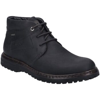 Josef Seibel - ERROLL 52 - Vrije tijd half-hoogHeren veterschoenHeren sneakers - Kleur: Zwart - Maat: 43