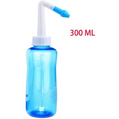300/500ML Neuswasreiniger Nasale Irrigator Spoelfles Neusbeschermer Vermijd Allergische Rhinitis Voor Volwassenen Kinderen Neti Potten white