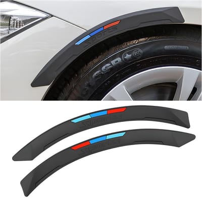 Dailygoods- Botsingsbeschermingsstrip Duurzaam - Auto Bescherming - Antikrasstrip - Zacht PVC-Rubber - 40 x 4 x 0,7 cm - Sterke Dubbelzijdige Lijm - Autobescherming